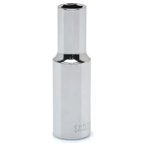 6 Point Deep Metric Sockets, 1/2 in Dr, 13 mm Opening - pack of 6