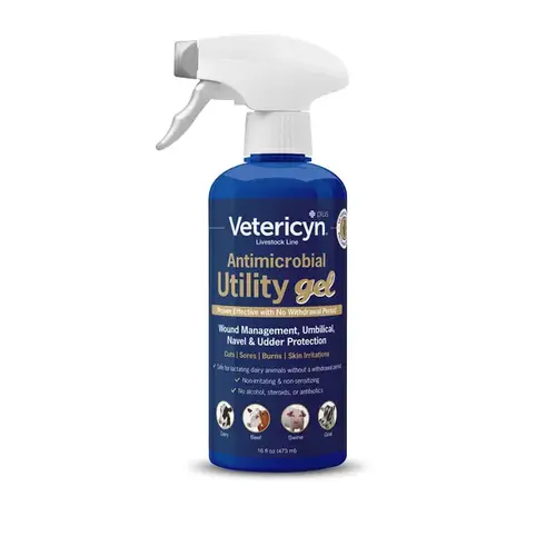 VETERICYN ANTIMICROBIAL UTILITY GEL 16-OZ VETERICYN ANTIMICROBIAL UTILITY GEL 16-OZ
