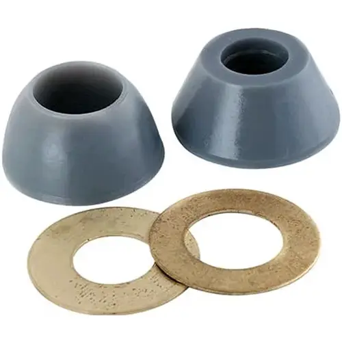 Cone Slip Joint Toilet Washer & Friction Ring Ass, Grey Cone Slip Joint Toilet Washer & Friction Ring Ass, Grey