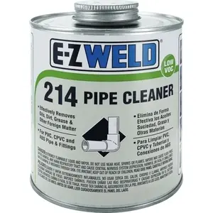 E-Z WELD INC. 21404 Pipe Cleaner 214 Clear 1-Quart