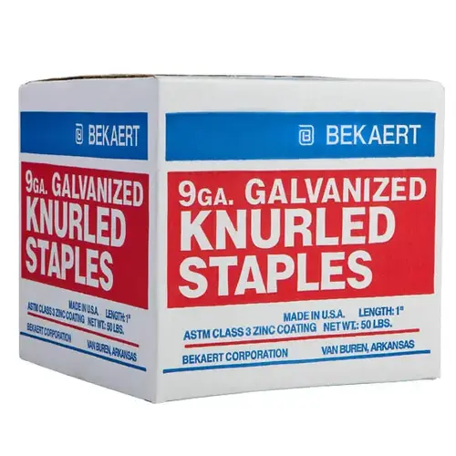 Bekaert Knurled Fence Staple - 1-1/4 Bekaert Knurled Fence Staple - 1-1/4