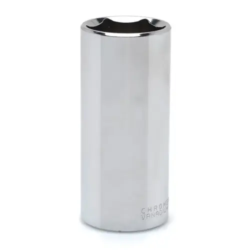 6 Point Deep SAE Sockets, 1/2 in Dr, 7/16 in Opening 6 Point Deep SAE Sockets, 1/2 in Dr, 7/16 in Opening