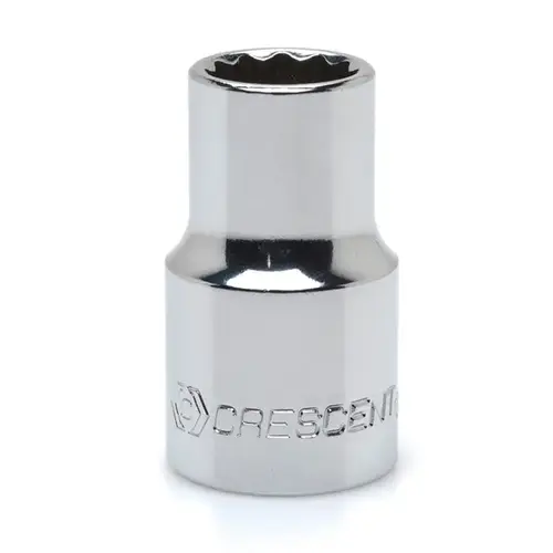 12 Point Standard Metric Sockets, 1/2 in Dr, 20 mm Opening - pack of 6