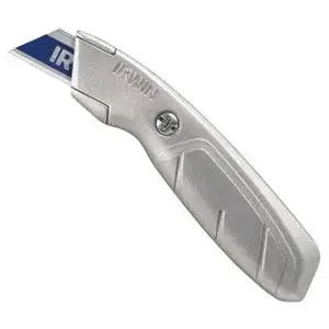 Irwin 2081101 Standard Fixed Utility Knife Silver