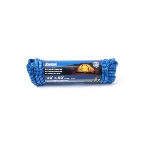 1/2" x 50 ft Polyester Rope - Steel Blue 1/2" x 50 ft Polyester Rope - Steel Blue