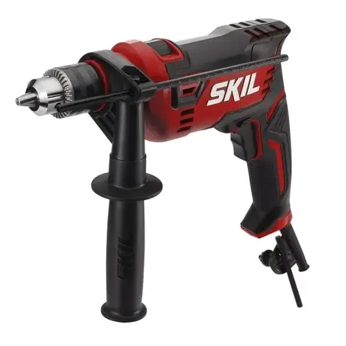 Hammer Drill, 7.5 A, Keyed Chuck, 1/2 in Chuck, 48,000 bpm, 0 to 48,000 ipm Impact Energy Hammer Drill, 7.5 A, Keyed Chuck, 1/2 in Chuck, 48,000 bpm, 0 to 48,000 ipm Impact Energy