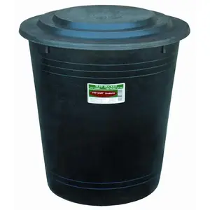 Tuff Stuff KMW109 Poly Drum w/Lid 13 Gallon