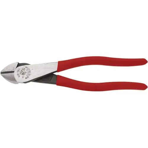 Diagonal Cutting Plier, 8-1/16 in OAL, 1-3/16 in Cutting Capacity, Red Handle, Pistol-Grip Handle Diagonal Cutting Plier, 8-1/16 in OAL, 1-3/16 in Cutting Capacity, Red Handle, Pistol-Grip Handle