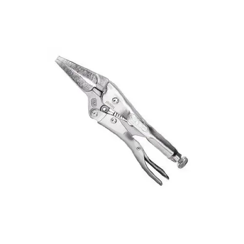 Original Series Locking Plier with Wire Cutter, 4 in OAL, 1-1/2 in Jaw Opening, Plain-Grip Handle Silver Original Series Locking Plier with Wire Cutter, 4 in OAL, 1-1/2 in Jaw Opening, Plain-Grip Handle Silver