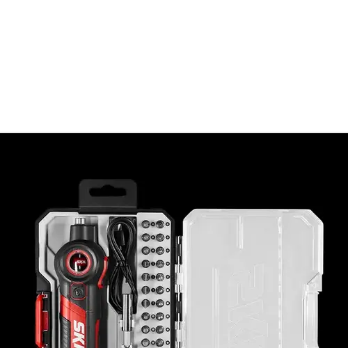 SKIL Rechargeable Screwdriver with 28-Piece Bit Set SKIL Rechargeable Screwdriver with 28-Piece Bit Set