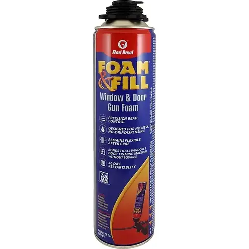 Minimal Expanding Door & Window Polyurethane Gun Foam Sealant - 24oz