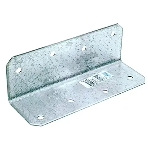 L Angle Connector Bracket - 18 Gauge - 2"x8" ZMax (ML28Z) L Angle Connector Bracket - 18 Gauge - 2"x8" ZMax (ML28Z)