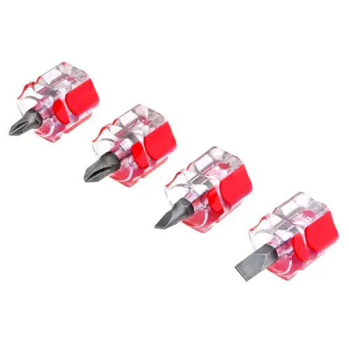 4-pc Mini Stubby Screwdriver Set