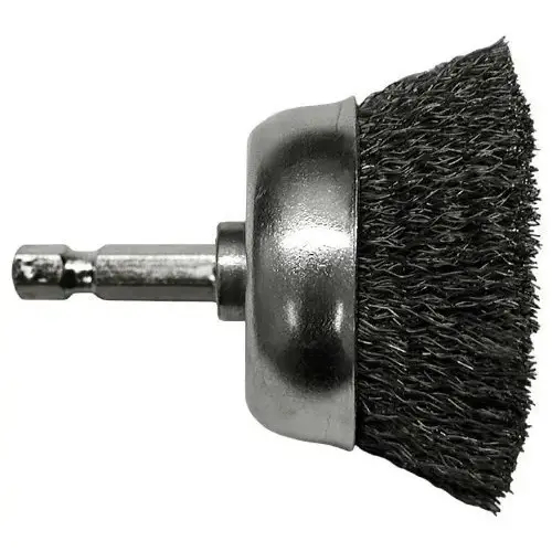 Wire Wheel Brush 1-3/4" Crimped Steel 4500 rpm Pair Wire Wheel Brush 1-3/4" Crimped Steel 4500 rpm Pair