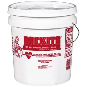 Rockite 10051 Expansion Cement, Powder, White, 1 hr Curing, 50 lb Pail