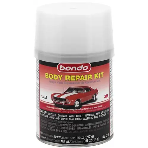 Body Repair Kit Can, Liquid, Pungent Styrene, Slight Ester Red Body Repair Kit Can, Liquid, Pungent Styrene, Slight Ester Red
