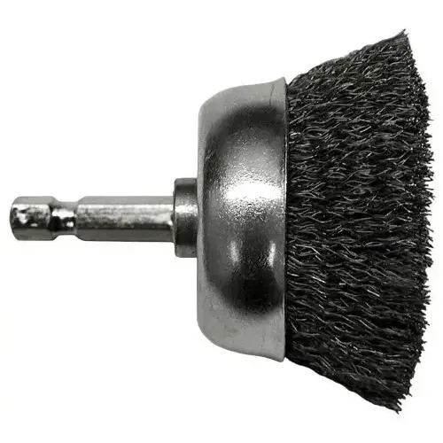 Wire Wheel Brush 2-3/4" Crimped Steel 4500 rpm Pair Wire Wheel Brush 2-3/4" Crimped Steel 4500 rpm Pair