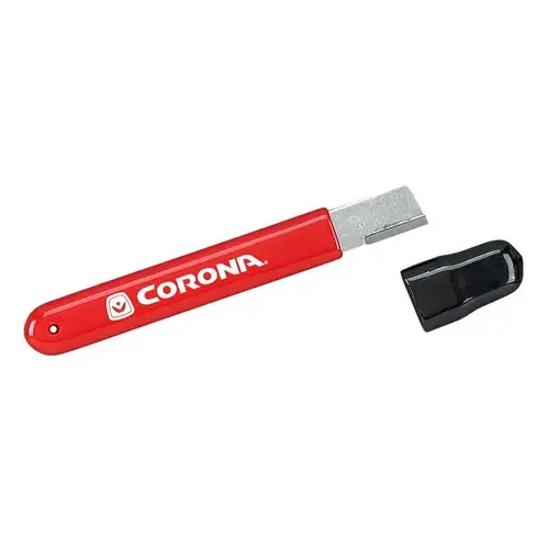 Sharpening Tool, 5 in Abrasive, Non-Slip Handle Red Sharpening Tool, 5 in Abrasive, Non-Slip Handle Red