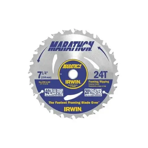 Portable Corded Circular Saw Blades, 7 1/4 in, 24 Teeth - pack of 5 Portable Corded Circular Saw Blades, 7 1/4 in, 24 Teeth - pack of 5