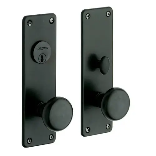 Reading Single Cylinder Entry Mortise Trim Satin Black Finish Reading Single Cylinder Entry Mortise Trim Satin Black Finish