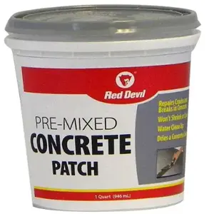 Red Devil 0644 Concrete Patch, Gray, 1 qt Tub