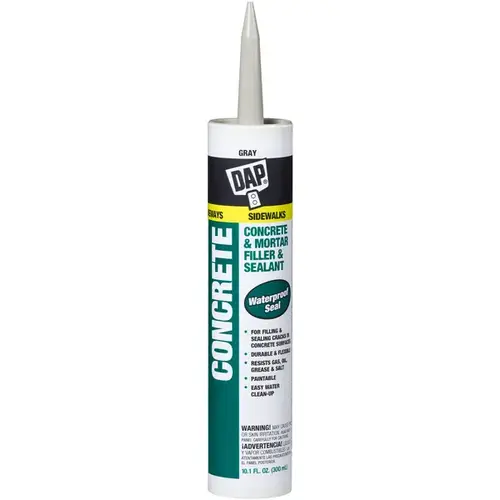 DAP Concrete and Mortar Filler and Sealant 10.1 OZ Gray DAP Concrete and Mortar Filler and Sealant 10.1 OZ Gray