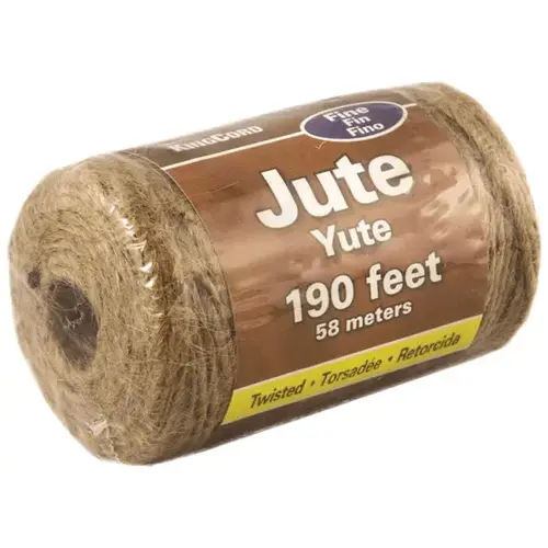 #24 x 190 ft. Natural Twisted Jute Twine #24 x 190 ft. Natural Twisted Jute Twine