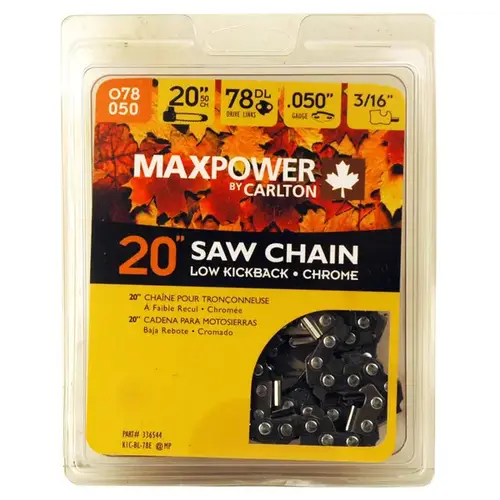 Maxpower 336544 20"Chain .325" .050-78 Drive L Maxpower 336544 20"Chain .325" .050-78 Drive L