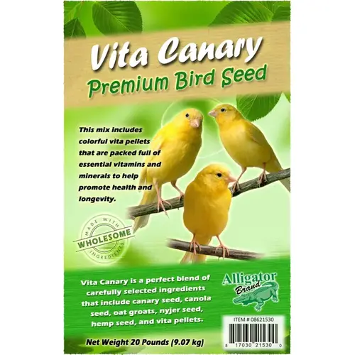 Vita Canary Premium Bird Seed 20-lbs Vita Canary Premium Bird Seed 20-lbs