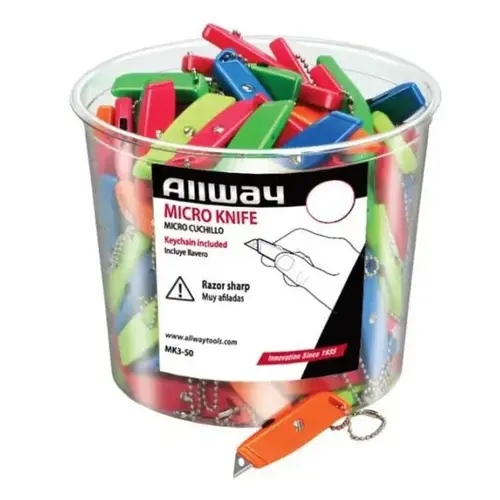 Neon Lexan Micro Knife - 50 per Bucket Neon Lexan Micro Knife - 50 per Bucket