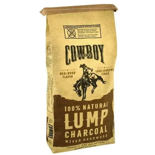 Cowboy Hardwood Lump Charcoal - Bag 18 lbs.