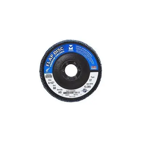 Flap Disc Wheel - 4-1/2" x 7/8" - 36 Grit Flap Disc Wheel - 4-1/2" x 7/8" - 36 Grit
