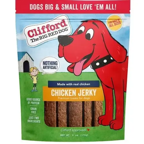 Clifford Soft & Chewy Chicken Jerky Dog Treats - 6 oz Bag Clifford Soft & Chewy Chicken Jerky Dog Treats - 6 oz Bag