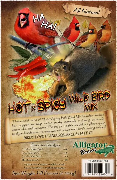 Alligator Brand Hot N Spicy Wild Bird Mix 10-lbs 08621650