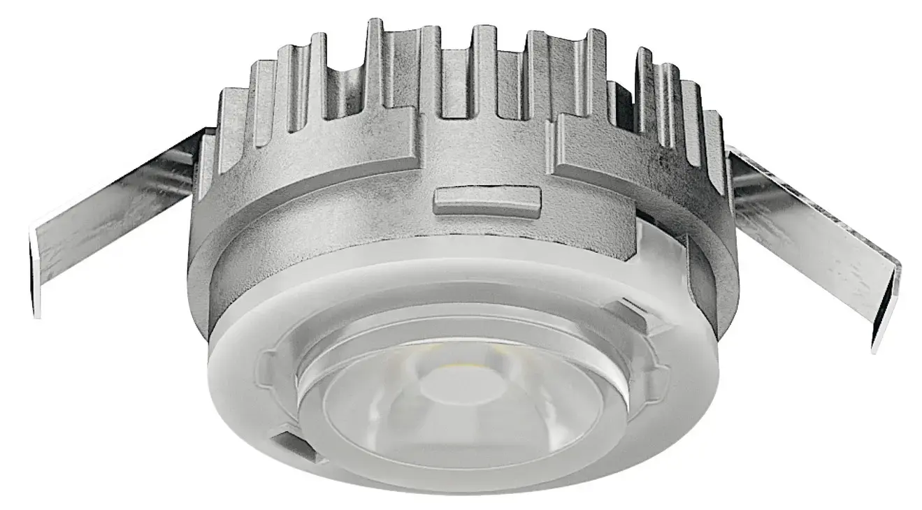 Hafele Recess/surface mounted lights Monochrome Loox5 LED 3090 aluminum 24 V 67 lm/W 80 lm Drill hole: 26 mm (1) Warm white 3 833.75.171 Hafele Recess/surface mounted lights Monochrome Loox5 LED 3090 aluminum 24 V 67 lm/W 80 lm Drill hole: 26 mm (1) Warm white 3 833.75.171