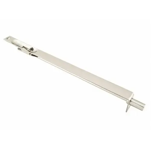 12" Square Corner Flush Bolt Satin Nickel Finish 12" Square Corner Flush Bolt Satin Nickel Finish