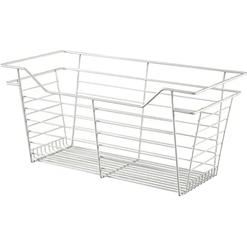 Wire Closet Basket, with Full Extension Slides Matt gold (powder-coated), 12" x 17" x 6", with zinc-plated 12" slides Wire Closet Basket, with Full Extension Slides Matt gold (powder-coated), 12" x 17" x 6", with zinc-plated 12" slides
