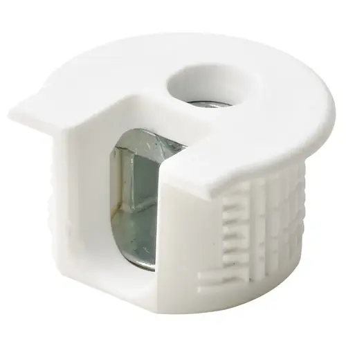 Connector Housing, Rafix 20 System, without Ridge, Plastic 8 mm 12.7 mm +0.2 mm 16 - 26 mm without with Tightening Element, For wood thickness 16 mm, white Signal white, RAL 9003 Connector Housing, Rafix 20 System, without Ridge, Plastic 8 mm 12.7 mm +0.2 mm 16 - 26 mm without with Tightening Element, For wood thickness 16 mm, white Signal white, RAL 9003