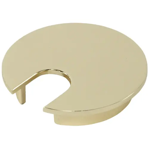 Metal Cable Grommet, One-Piece, Round, diameter 63 mm For workplace organization, Polished brass polished, brass plated Metal Cable Grommet, One-Piece, Round, diameter 63 mm For workplace organization, Polished brass polished, brass plated