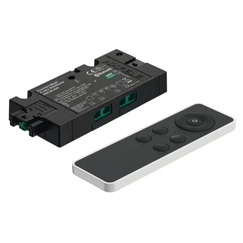 Distributor and Remote Control Set, Hafele Connect Mesh Eco, 4-port, Monochrome, 24 V Connected in the factory for immediate start-up, 72 W Black Distributor and Remote Control Set, Hafele Connect Mesh Eco, 4-port, Monochrome, 24 V Connected in the factory for immediate start-up, 72 W Black