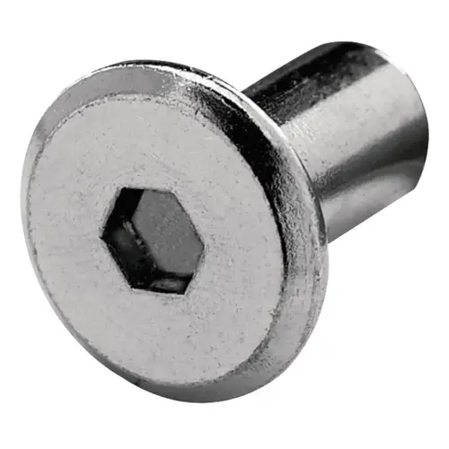 1/4-20 JCN Nut, 4 mm Hexagonal Socket, diameter 13mm Nickel plated Nickel plated 1/4-20 JCN Nut, 4 mm Hexagonal Socket, diameter 13mm Nickel plated Nickel plated