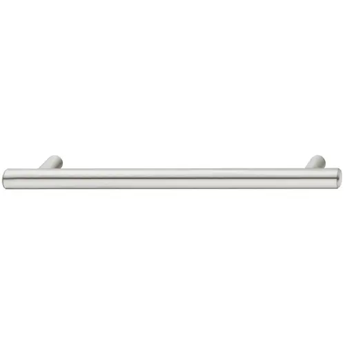 Bar Handle, Steel 128 168 x 35 mm Elemental Collection, Stainless steel look, 128 mm CTC Nickel plated, brushed Bar Handle, Steel 128 168 x 35 mm Elemental Collection, Stainless steel look, 128 mm CTC Nickel plated, brushed