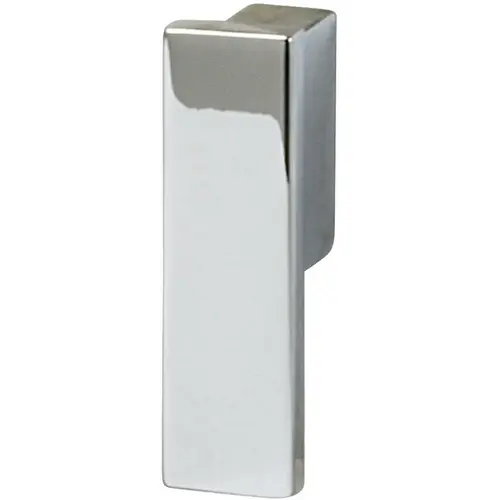 Knob, Modern Zinc alloy, polished, Chrome plated, Length: 47 mm, Width: 13.5 mm, Height: 21 mm, Hole spacing: 16 mm Chrome plated, polished Knob, Modern Zinc alloy, polished, Chrome plated, Length: 47 mm, Width: 13.5 mm, Height: 21 mm, Hole spacing: 16 mm Chrome plated, polished