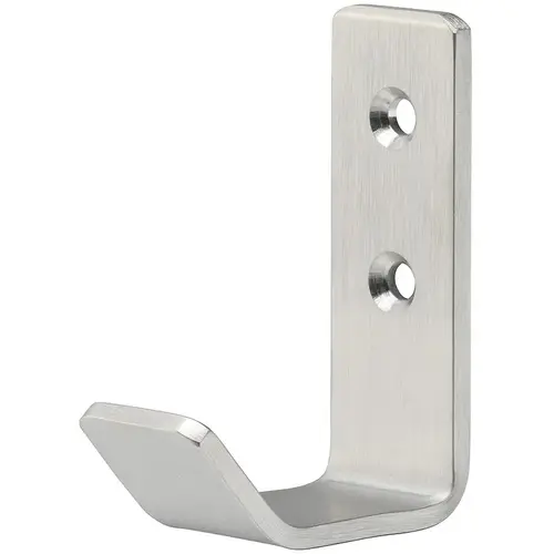 Coat Hook, Matt, Stainless Steel 44 mm 60 mm 60 x 20 mm (H x W) matt brushed Coat Hook, Matt, Stainless Steel 44 mm 60 mm 60 x 20 mm (H x W) matt brushed