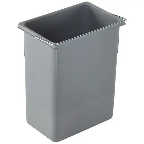 8.5 Liter Replacement Waste Bin, for Hailo US and Easy Cargo Pull Out Units Plastic, light gray, dim.: 226 x 150 x 287 mm Light gray