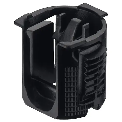 Boss insert, Tab 15, for wood thickness 18 mm plastic, black Black Boss insert, Tab 15, for wood thickness 18 mm plastic, black Black