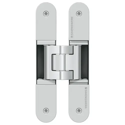 Concealed Hinge, TECTUS TE 340 3D 3D adjustable, size 160 mm, Stainless steel look Stainless steel colored, powder coated Concealed Hinge, TECTUS TE 340 3D 3D adjustable, size 160 mm, Stainless steel look Stainless steel colored, powder coated