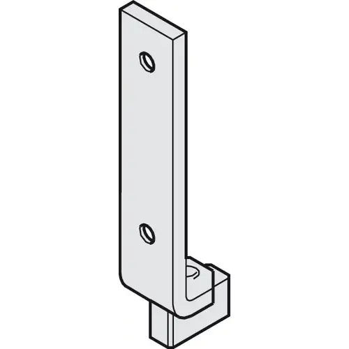 Lower Guide Bracket, For Hafele 20-c folding wall 120 Galvanized steel finish Lower Guide Bracket, For Hafele 20-c folding wall 120 Galvanized steel finish