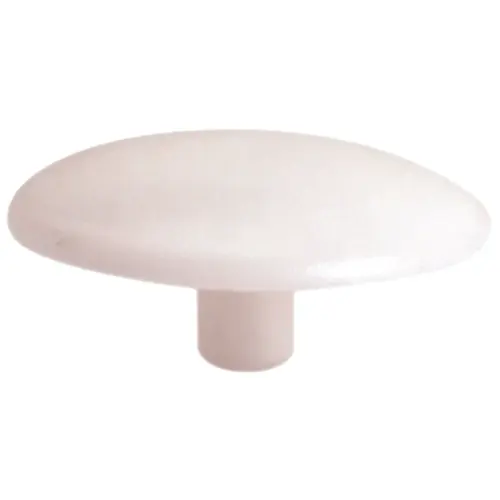 Trim Cap, Press-Fit in Confirmat Head, For screws with central hole 3.0 mm PZ3 cross slot 3 mm 12 mm 2 mm 7 mm Plastic, PZ3 Cross Slot, White, diameter 12 mm White