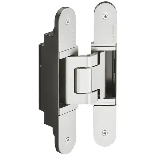Concealed Hinge, TECTUS TE 540 3D A8 126 3D adjustable, size 200 mm, Stainless steel look Stainless steel effect, powder coated Concealed Hinge, TECTUS TE 540 3D A8 126 3D adjustable, size 200 mm, Stainless steel look Stainless steel effect, powder coated